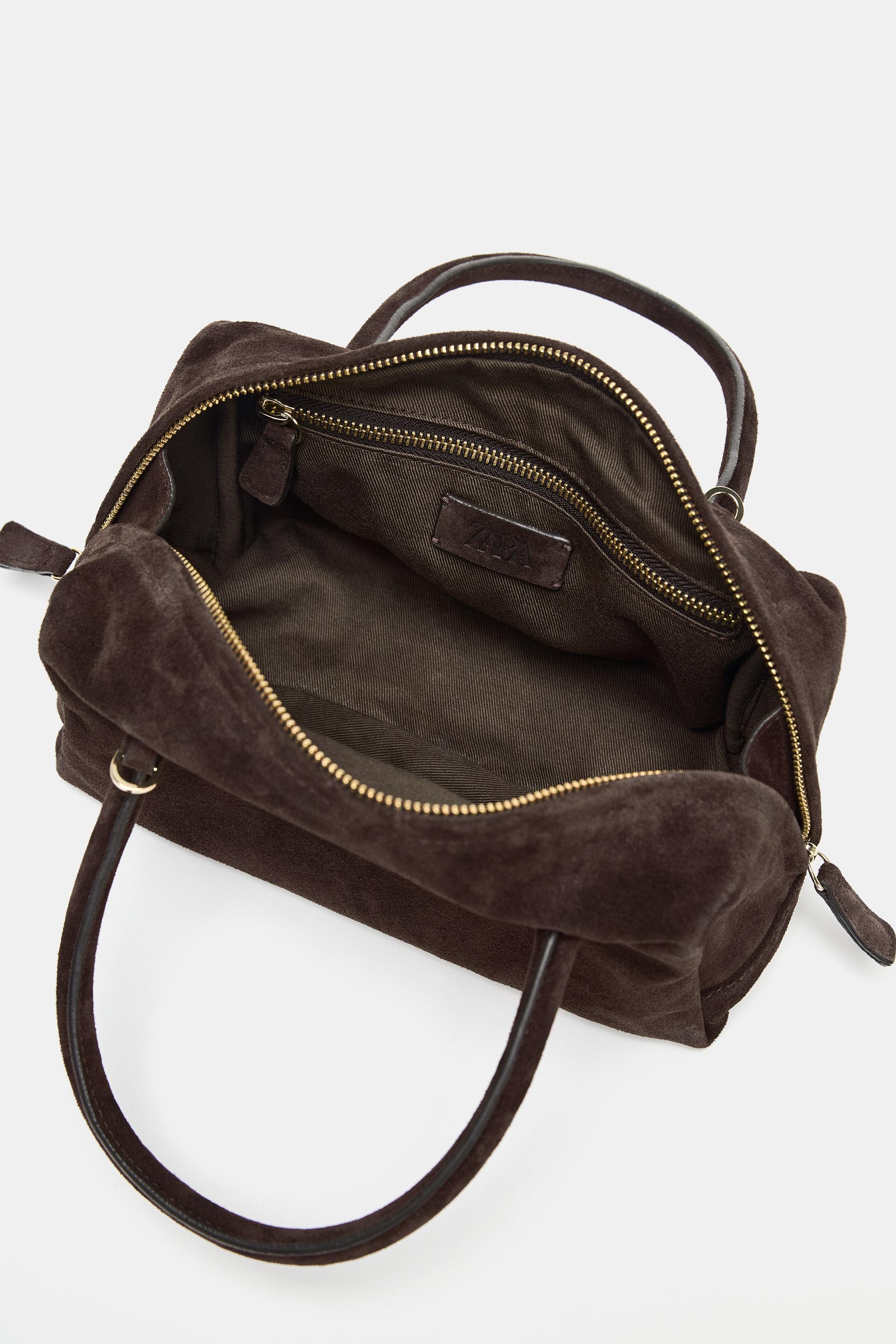 SPLIT LEATHER BOWLING BAG